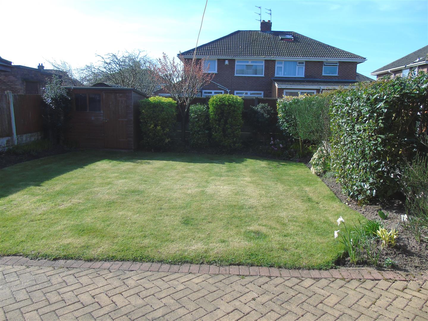 South Facing Rear Garden